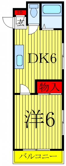 コーポエンドレスの間取り図