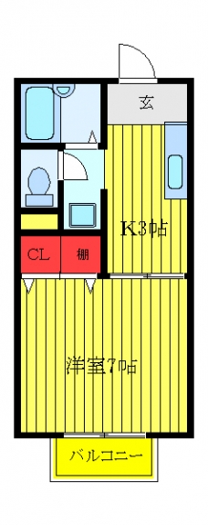 コート芝mikiの間取り図