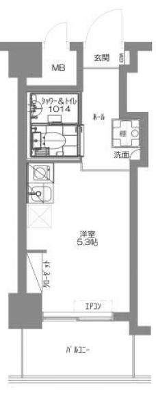 スカイコート西川口第２の間取り図