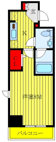 アイル西日暮里イーストの間取り図