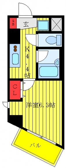 ＲＣ日暮里の間取り図