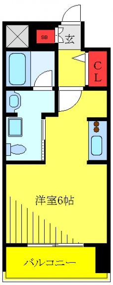 パークキューブ板橋本町の間取り図