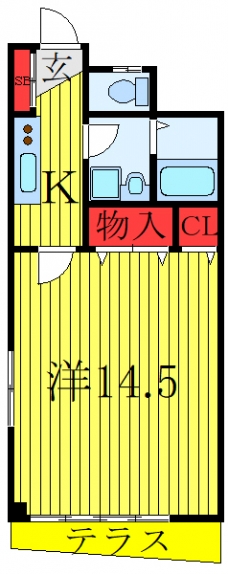 陶石ハウスの間取り図