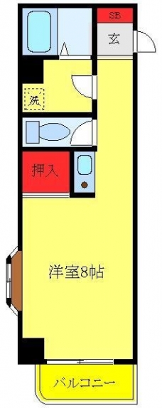 メゾンボヌールの間取り図