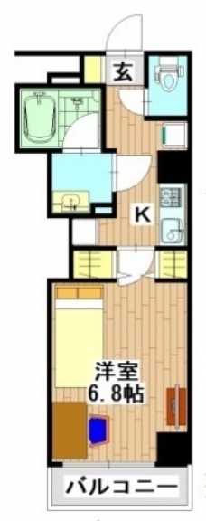 プレール・ドゥーク板橋本町Ⅲの間取り図