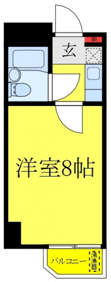 ヴィラロイヤル三番町の間取り図
