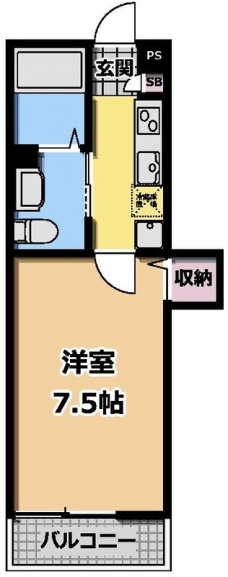 Red WingⅠの間取り図