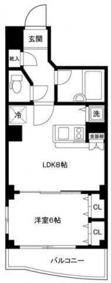 ワコー第2マンションの間取り図