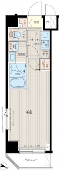 ルーブル中板橋六番館の間取り図