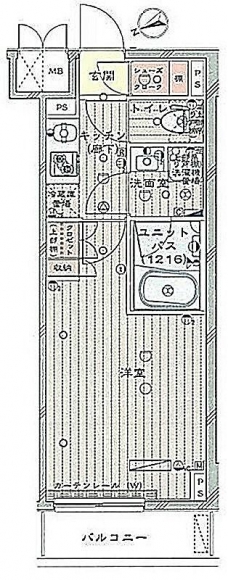 ルーブル板橋東新町壱番館の間取り図