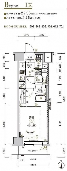 RELUXIA TOKYO NORTH GATEの間取り図