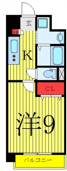 VANTER MISAの間取り図