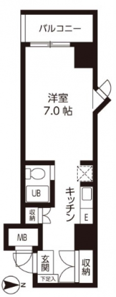 メゾンドジュリアの間取り図