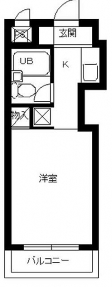 スカイコート西川口の間取り図
