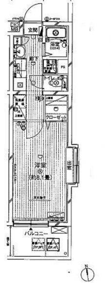 プレール・ドゥーク東京ノースの間取り図
