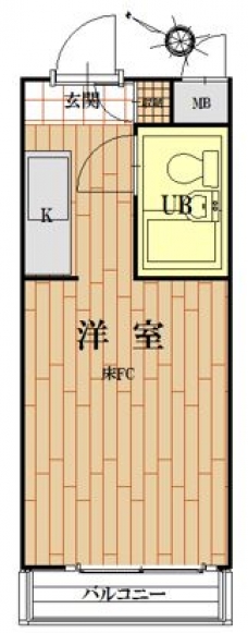 メゾン・ド・サンティエの間取り図