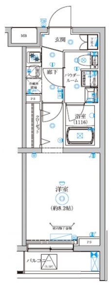 REGOLITH板橋本町の間取り図