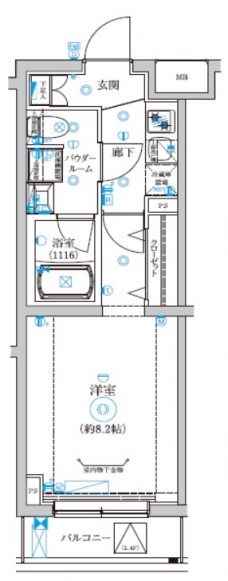 REGOLITH板橋本町の間取り図