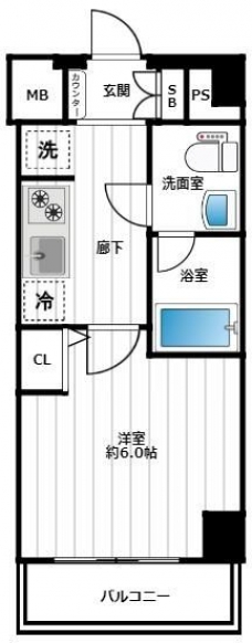 グランヴァン西川口の間取り図