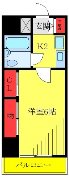エルヴィーナ板橋の間取り図