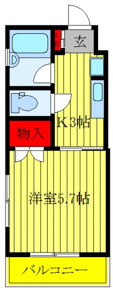エルハイム並木の間取り図