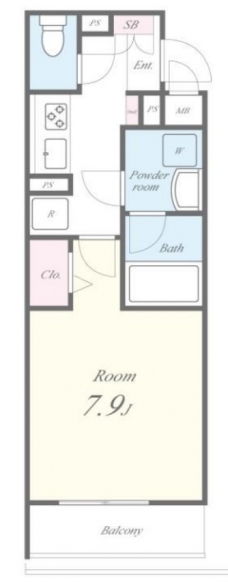 フィレール南千住の間取り図