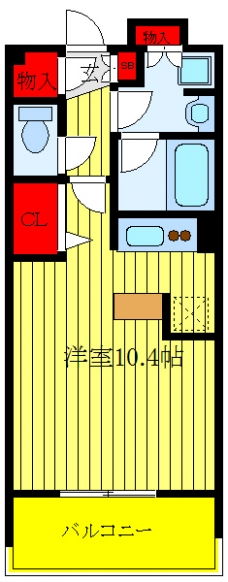 グレイスコート志村三丁目の間取り図