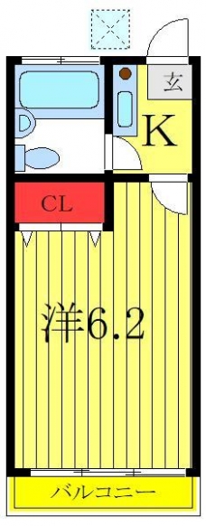 桜コーポの間取り図