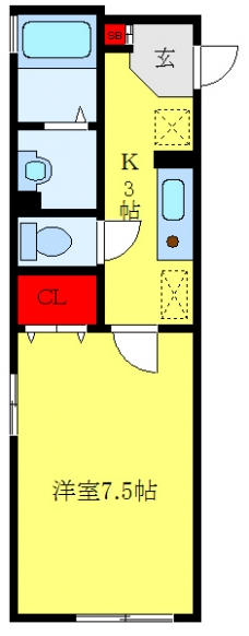 エクレール・コートの間取り図
