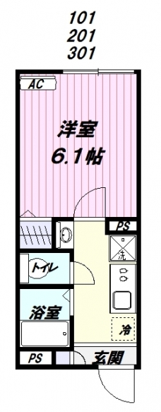 The Garlands（ザ・ガーランズ）の間取り図