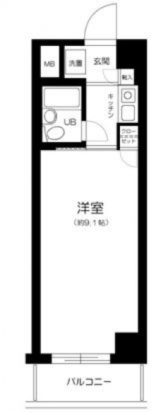 ハイプラザ東池袋の間取り図