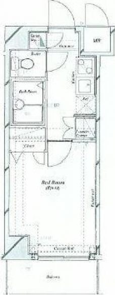 フォルトゥナ目白の間取り図