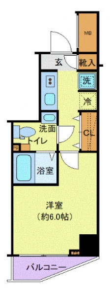 クレヴィスタ池袋本町の間取り図