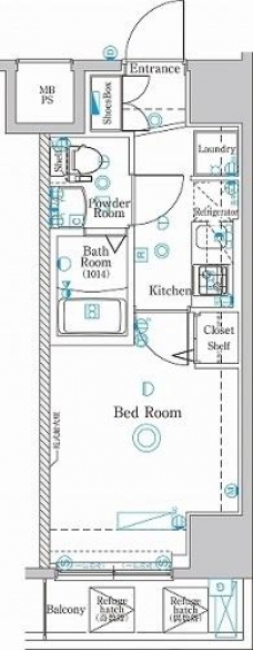ラフィスタ川口の間取り図