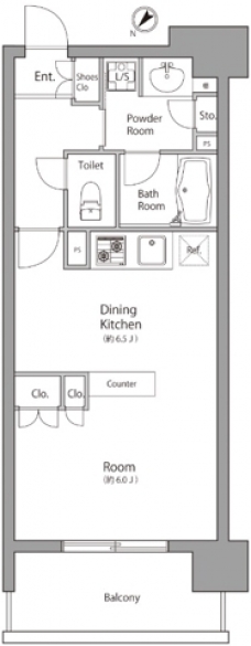 スパシエルクス西川口の間取り図