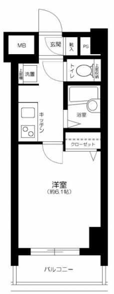 クレイス・プリンシア池袋の間取り図