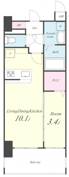 エスティメゾン川口の間取り図