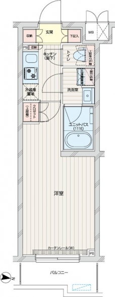 ルーブル練馬赤塚の間取り図