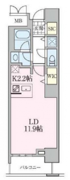 ロイヤルパークスタワー南千住の間取り図