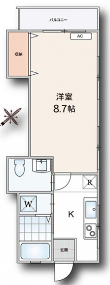 HOKULANIの間取り図