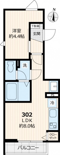 仮称）サンメリア蓮根の間取り図
