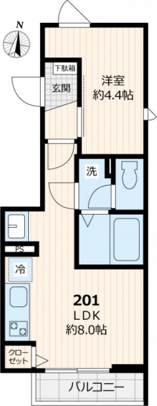 仮称）サンメリア蓮根の間取り図