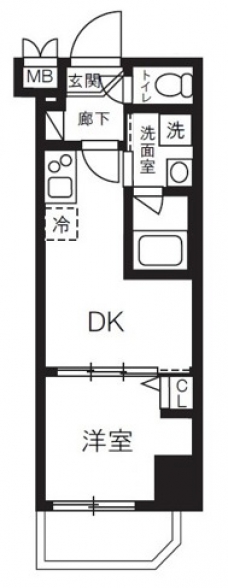 ハーモニーレジデンスグローバルキャピタルの間取り図
