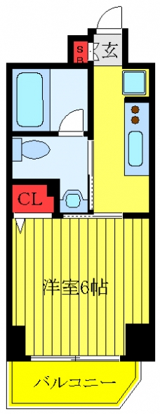 グランヴァン板橋本町Ⅱの間取り図