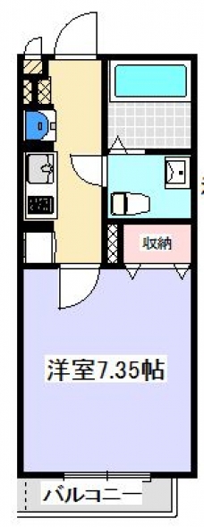 オークプラザの間取り図