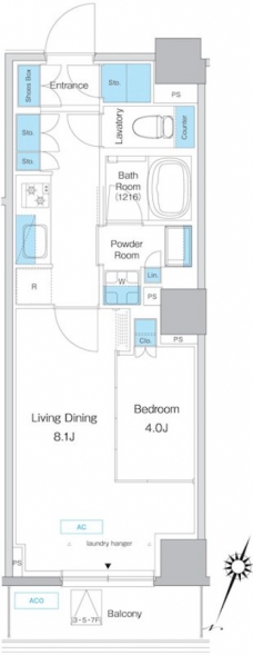 プレディアコート板橋の間取り図