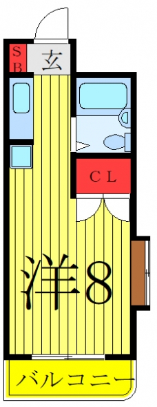 レヂデンスエトワールの間取り図