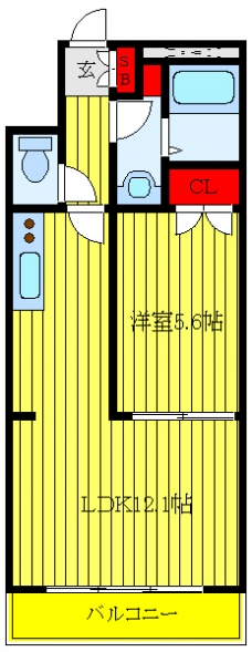 Sun Park City東日暮里の間取り図