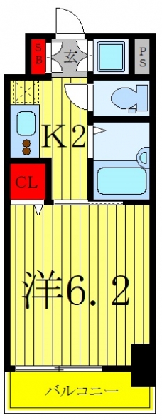 リヴシティ西川口の間取り図