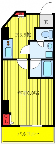 Ｃｒｏｓｓ　Ｓｉｄｅの間取り図